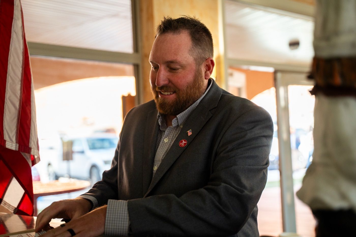 Mike McCurdy at a Grand County community event